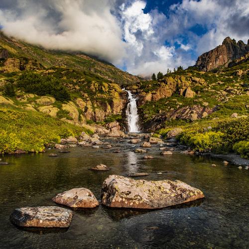 Mtsra Valley. Highland Abkhazia