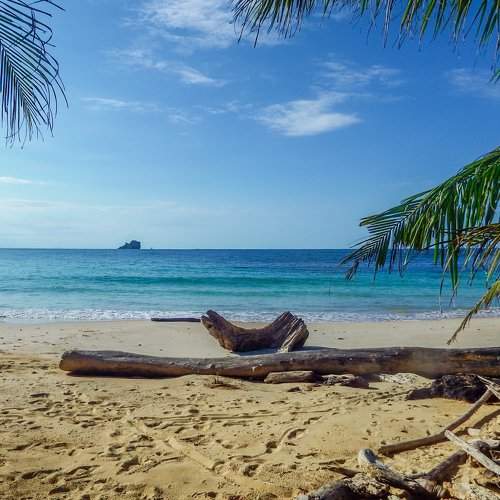 Secret paradisiac beach