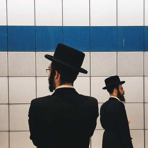 people in black hats