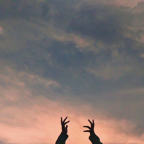 Seeking blessings.