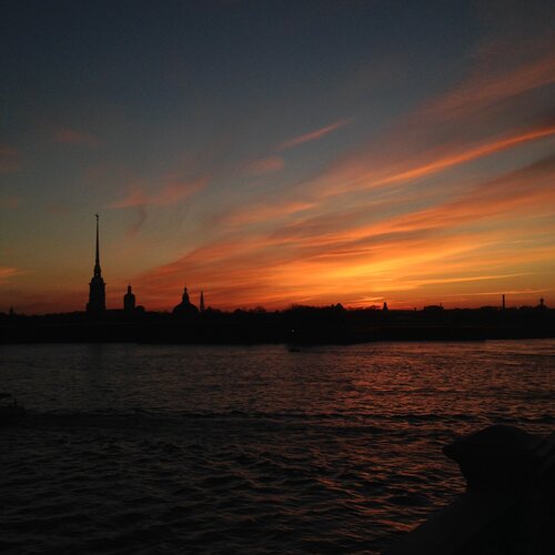 Sunset in Petersburg
