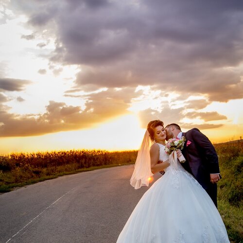 Wedding sunset