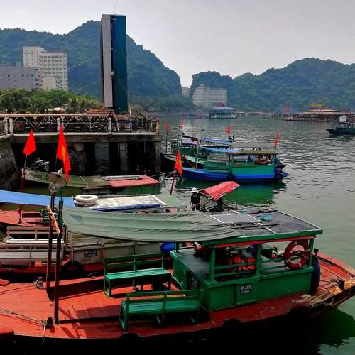 Floating Restos of Cat Ba Island