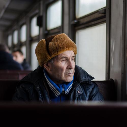 Портрет Деда в Электричке