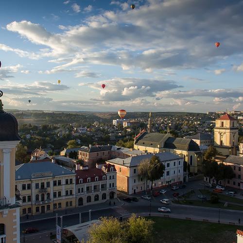 Balloons over the Old Town