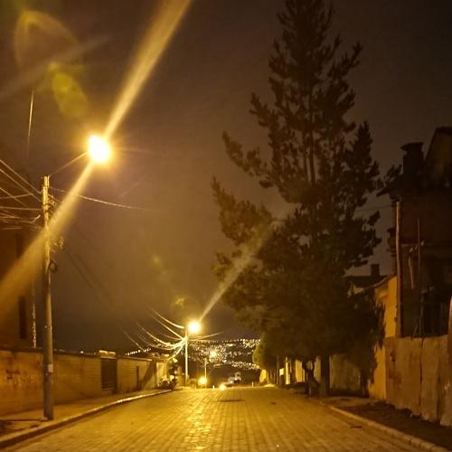 New street in the night