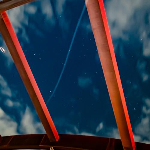 Through the bridge