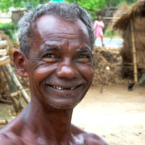 a hearty smile