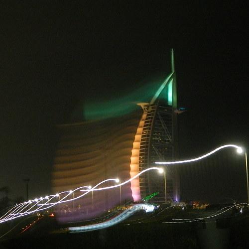 Light painting Photography for Burj Kalifa