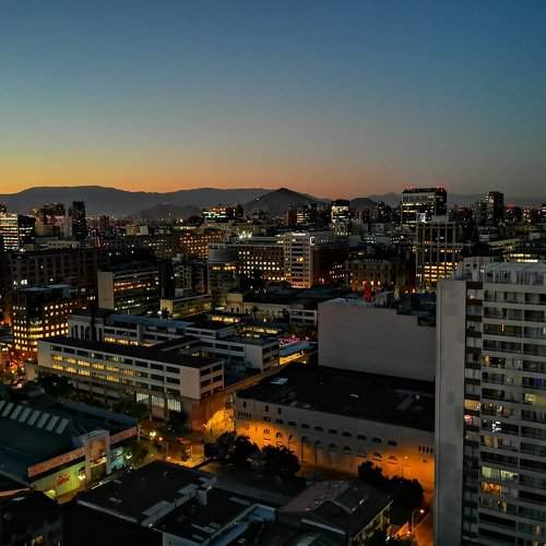 Santiago sunset