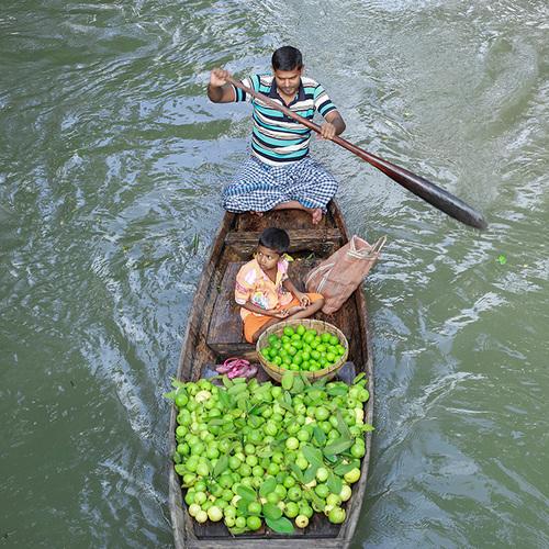 Boat journey with father