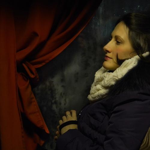 Девушка в маршрутке