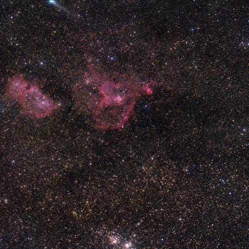 Heart and Soul-Nebel and the Comet 21P / Giacobini-Zinner