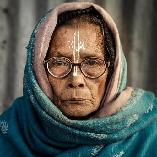 Portrait of an old woman