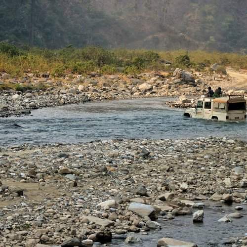Road in village of nepal