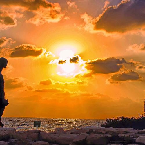 Sunset in Caesarea