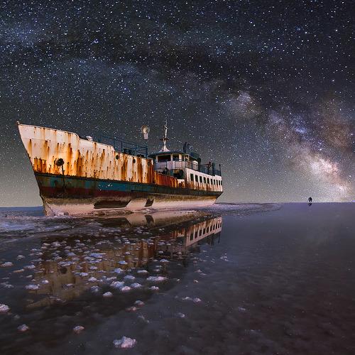 Milkyway Over Noah Boat