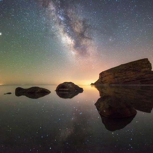 Milkyway Over Lake