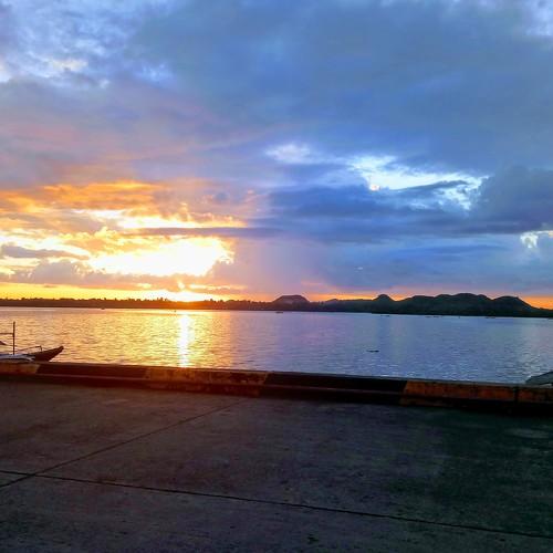 Coastal sunset