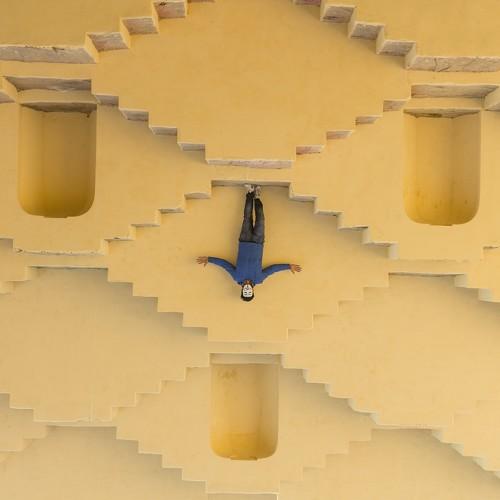 Upside down