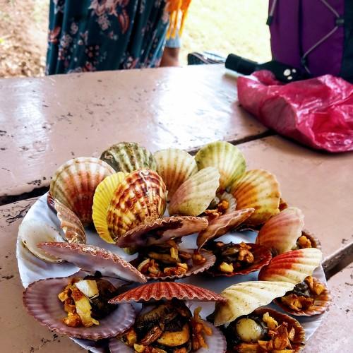 Island scallops