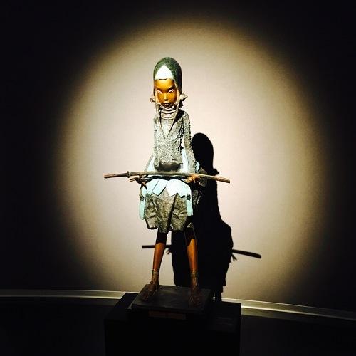 Shadows in the museum Erarta. Andrey Ostashov,"Forms of Memory"
