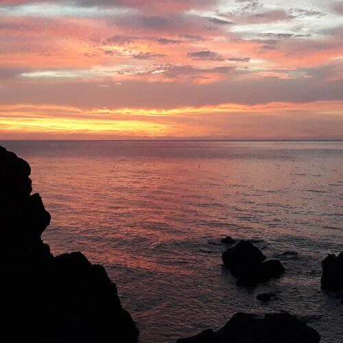 Sunset View where Miguel Legazpi emarked at Camiguin Island Philippines