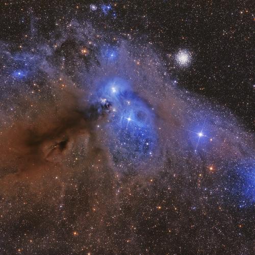 Туманность муравьед в созвездии Южная корона