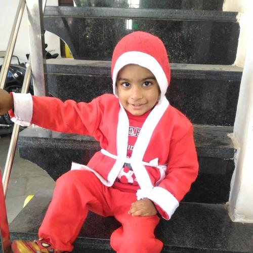 Nanha Santa on Christmas!!