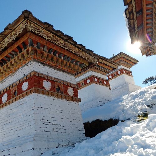 Winter @ Dochula pass in Bhutan