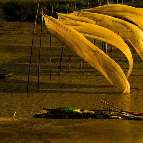 The fishman and his nets