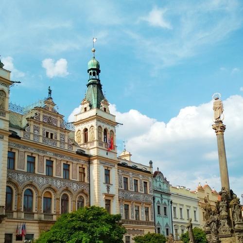 Главная площадь города Пардубице