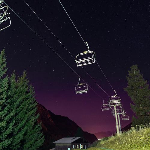 Alpine night in Tignes