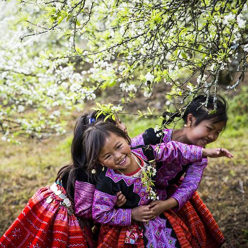 Children smile