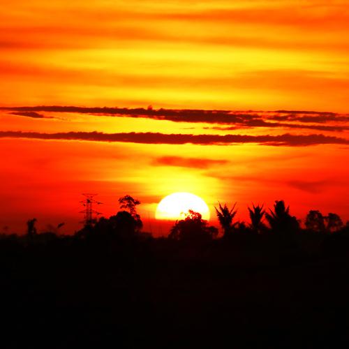 Sunset From West Papua