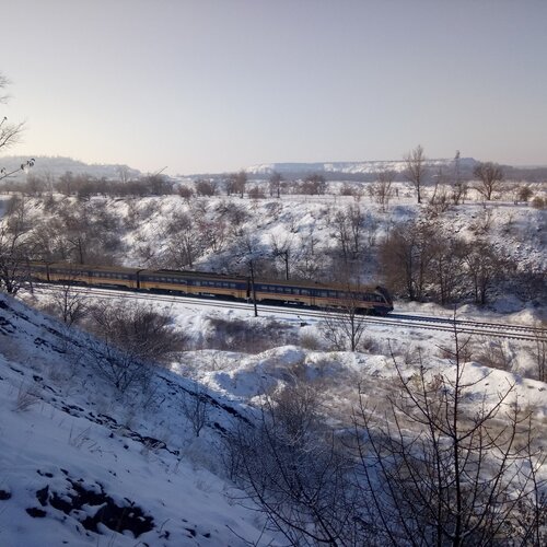 Зимний поезд