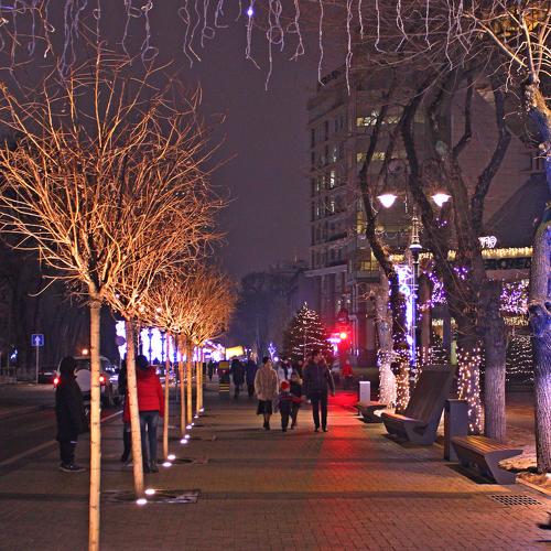 вечерняя прогулка