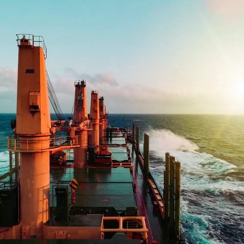 Ship On the waves