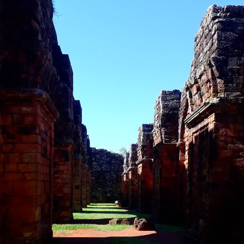 Ruins in shadows