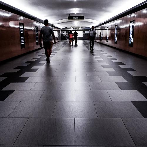 Through the subway