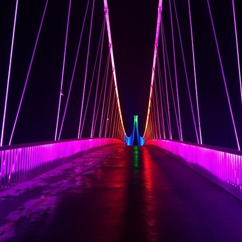 Lights on the bridge