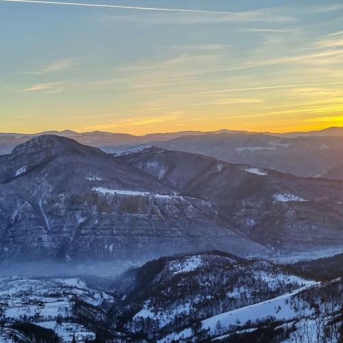 Winter sunset