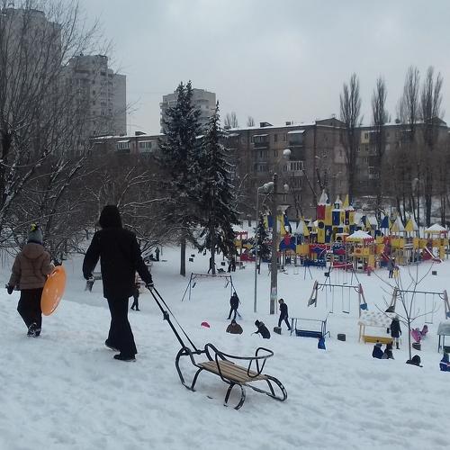 Зима в городе