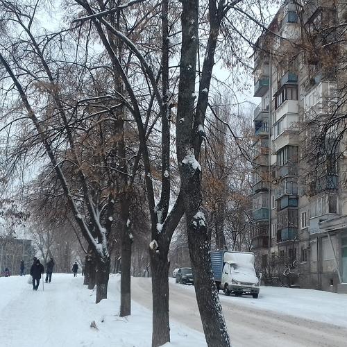 Возле дома