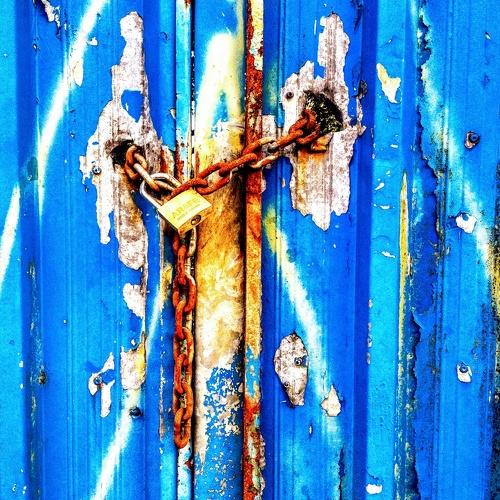 Rusty gate, Oviedo, Spain