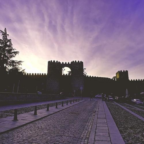 Sunset in Avila, Spain