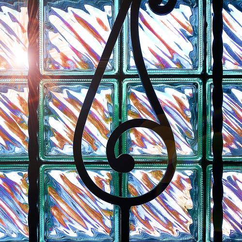 Glass and sun