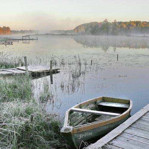 Утро на озере