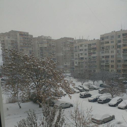 Winter it the town