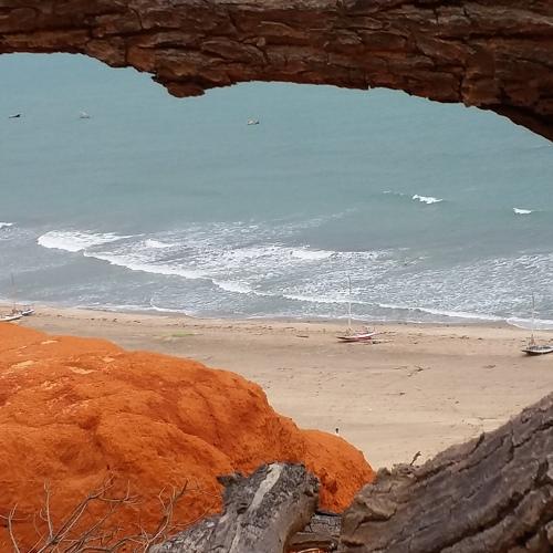 The beach